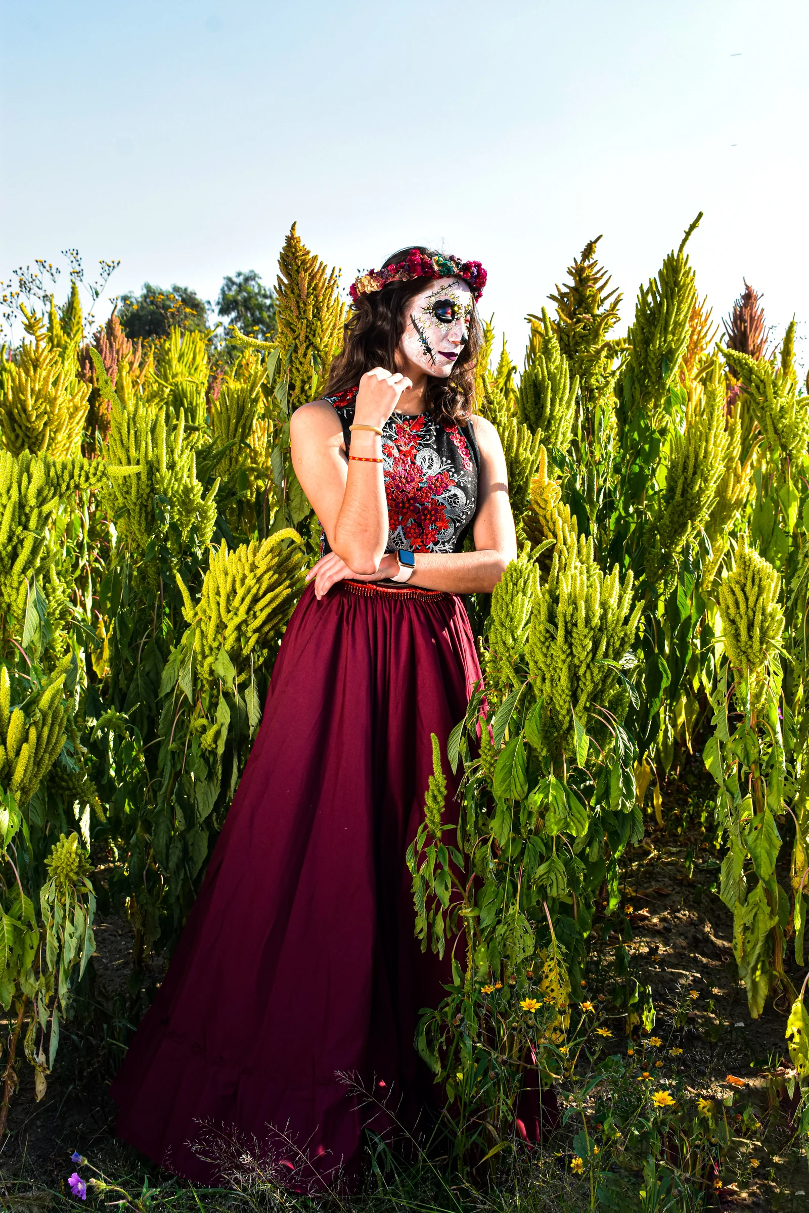 Altar ancestral y calaveras de azúcar — Día de Muertos · 2024