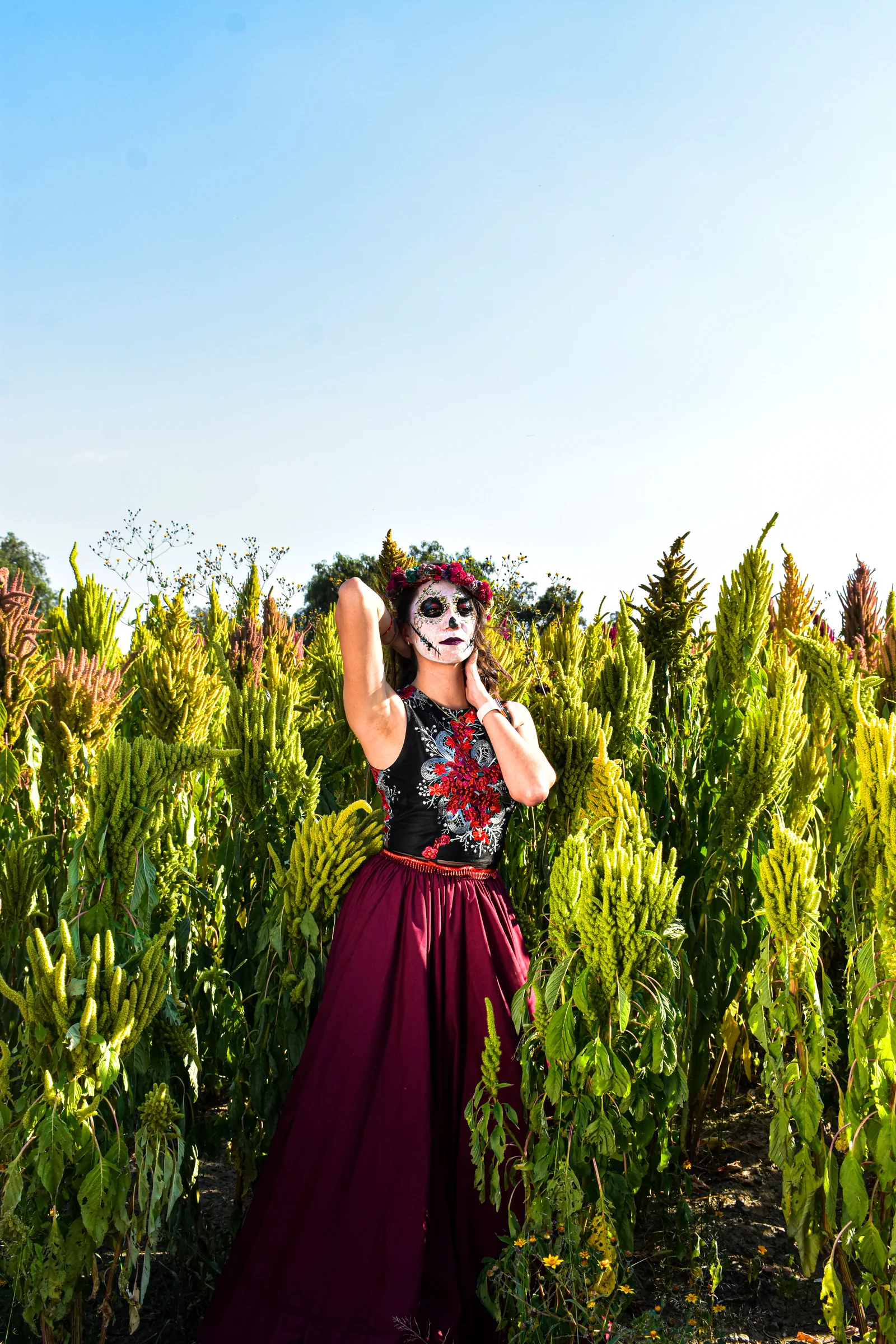Sombras y misterio en la celebración — Día de Muertos · 2024. Fotografía de José Alejandro Armenta, artista del auto y la vida cotidiana en Tlaxcala.