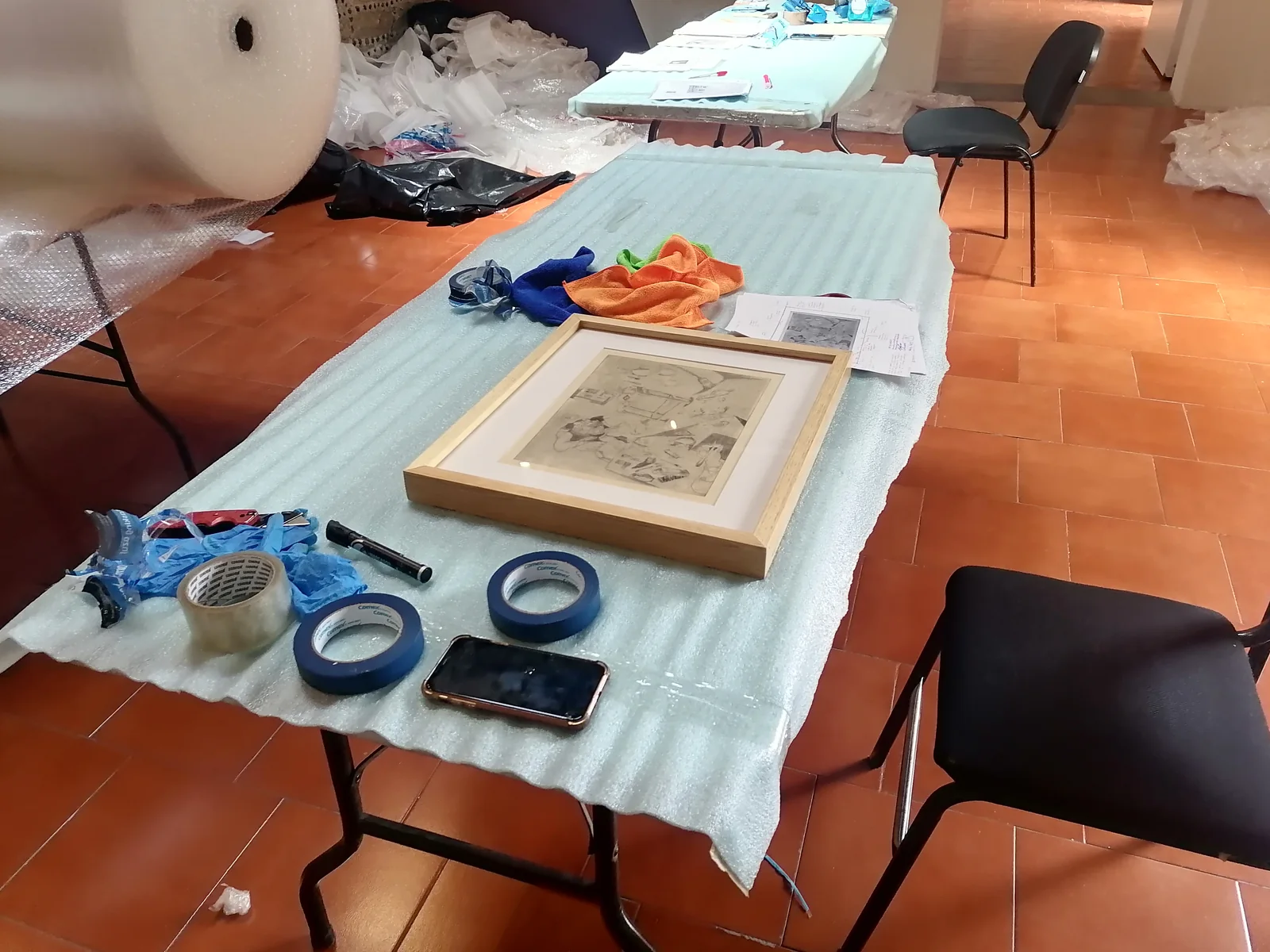 Registro del montaje — Obra gráfica de Toledo